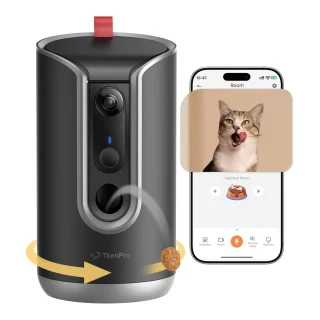 Cámara para Mascotas con Dispensador de Golosinas – Seguimiento Automático 360° y Wi-Fi 5G