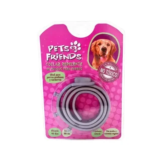 Collar Repelente de Pulgas Pets & Friends (55 cm) | Protección Natural por 90 Días