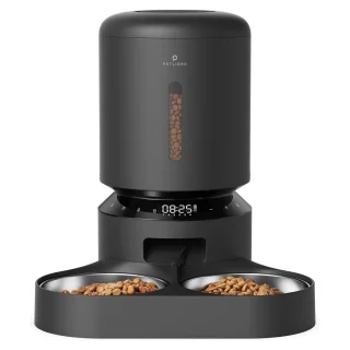 Comedero Automatico 2.3 kg para Programable con Triple Sellado Hermetico y Grabacion de Voz