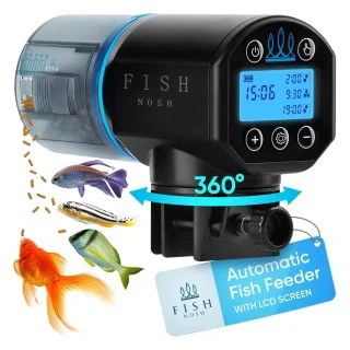 Comedero Automático Programable para Peces | Hasta 9 Comidas/Día, Fácil Recarga y Uso para Vacaciones