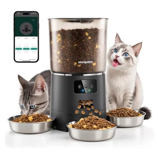 Comedero Automático Wi-Fi para 3 Gatos (6 L) – Sistema Anti-Atascos