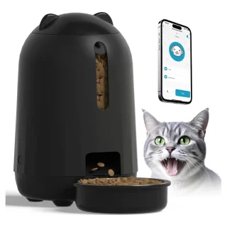 Comedero Automático Wi-Fi para Gatos (3 L) – Doble Fuente de Alimentación
