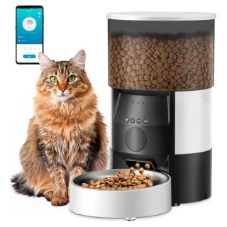 Comedero Automático Wi-Fi para Gatos y Perros (3 L) – Control por App y Programable