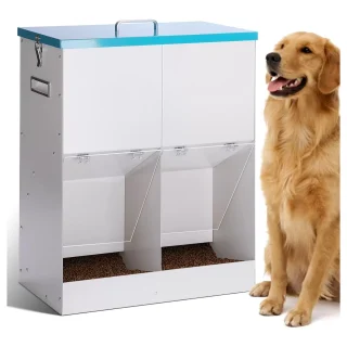 Comedero Automático para 2 Perros Grandes – Ideal para Razas Grandes (20 kg)