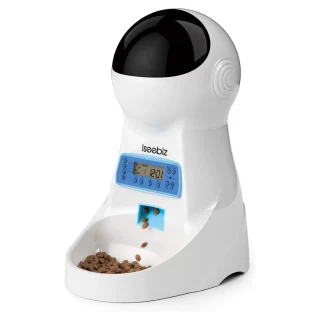 Comedero Automático para Gatos (3 L) – Programable, Grabadora de Voz