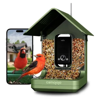 Comedero para Pájaros con Cámara 4K – Detección IA y Wi-Fi Dual Band