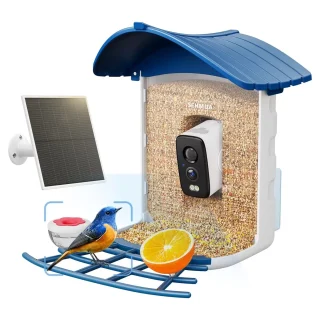 Comedero para Pájaros con Cámara Solar y Detección IA – Wi-Fi