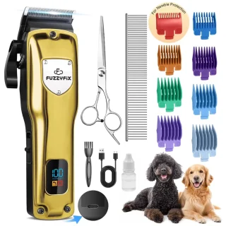 Cortapelos Profesional para Perros – Silencioso, Recargable y con Cuchilla de Cerámica