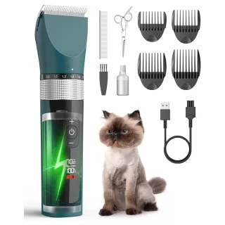 Cortapelos para Gatos – Silenciosa, Inalámbrica e Impermeable para Cabello Enmarañado