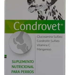 CONDROVET SUPLEMENTO NUTRICIONAL PERROS 30COMPRI.