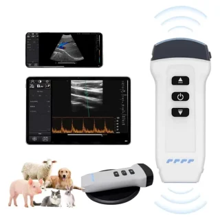 Ecógrafo Doppler Color Inalámbrico | Doble Sonda 3.2 y 7.5MHz para Veterinarios y Clínicas