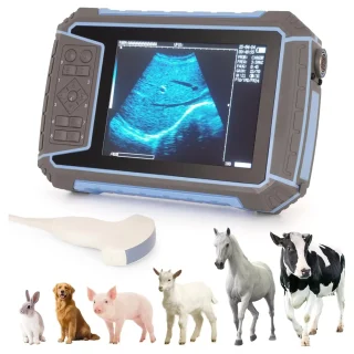 Ecógrafo Veterinario Portátil | Diagnóstico de Gestación para Ganado, Vacas, Caballos y Ovejas