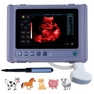 Ecógrafo Veterinario Portátil T1 con Sondas Dobles | Ultrasonido para Diagnóstico de Gestación
