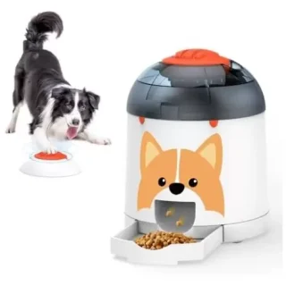 Educador Canino Inteligente Antiestres con Dispensador de Premios y Boton Remoto