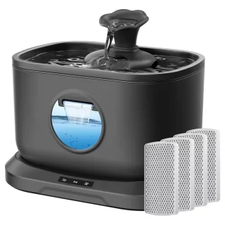 Fuente de Agua Inalambrica 2.5 Litros Sensor Radar Bateria 5000 mAh y 4 Filtros