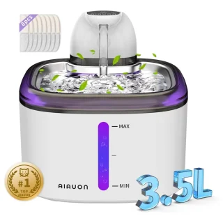 Fuente de Agua Inalambrica Acero Inoxidable 3.5 Litros Sensor