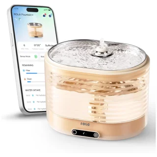 Fuente de Agua Inalambrica WiFi 2 Litros Gatos Bomba Magnetica y App