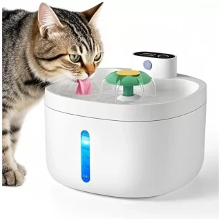 Fuente de Agua Inalámbrica con sensor para Mascotas de 2.6 L