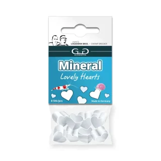 GlasGarten Mineral Hearts 8 pieces