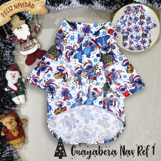 CAMISA GUAYABERA NAVIDAD REF 1
