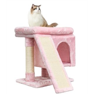 Rascador Kitty con Condominio para Gatos 40x30x45 Cm