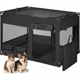 Corral Cuadrado Plegable para Mascotas 80x59x55 Cm