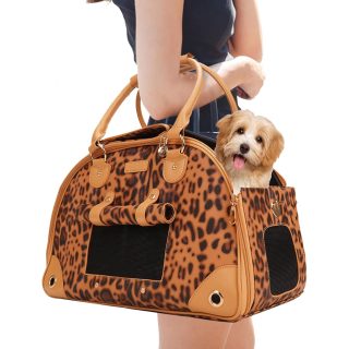 Bolso Transportador para Mascotas Animal Print 39x20x24 Cm