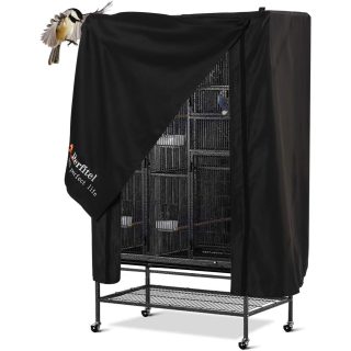Cubierta Universal para Jaulas de Pájaros (Negro) 63x91x121 Cm
