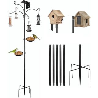 Poste de Anclaje Resistente Alimentador de Pájaros de 5 Puntas  213 Cm Altura