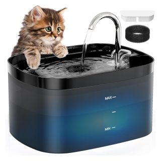 Fuente de Agua Electrica con Luz para Mascotas 2.5 L