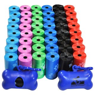 1000 Bolsas para Excrementos para Perros con Dispensador