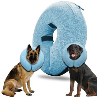 Collar Isabelino Clásico Inflable para Mascotas XL