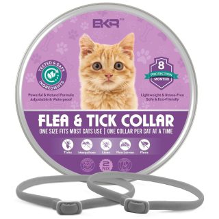 2 Collares Antipulgas para Gatos Protección 8 Meses