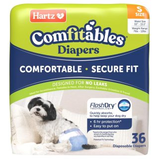 Pañales Desechables para Perros 36 Unidades Talla S