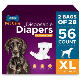 Pañales Desechables para Perras 56 Unidades Talla XL