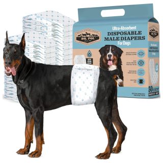 Pañales para Perros Machos Superabsorbentes de 50 Unidades