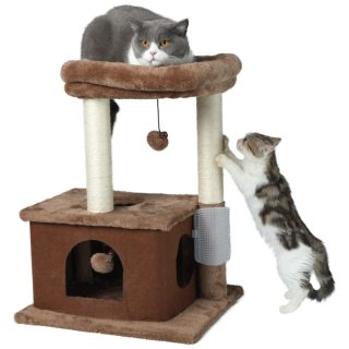 Torre Condominio con Juguetes para Gatos 48x40x65 Cm