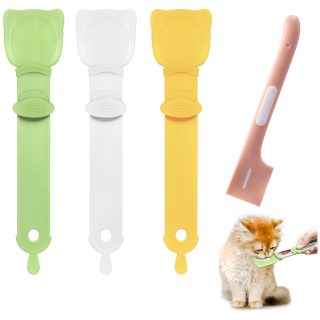 3 Cuchara Dispensadora de Churú + Mezcladora de Alimento para Gatos