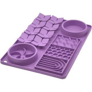 Alfombrilla de Silicona para Lamer + Entrenamiento de Olores de Mascotas 40×26 Cm