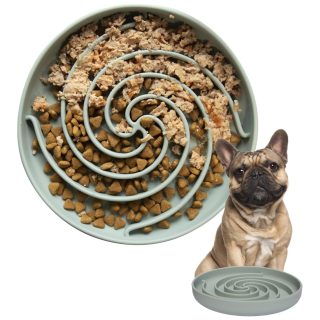 Cuenco de Silicona para Alimentación Lenta para Perros para una Alimentación Saludable 19×3 Cm