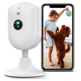 Cámara con Detección de Movimiento y Sonido para la Seguridad del Hogar WiFi HD de 2.5K/4MP