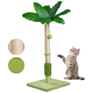 Poste Rascador Palmera de Sisal Natural para Arañar  39x39x101 Cm