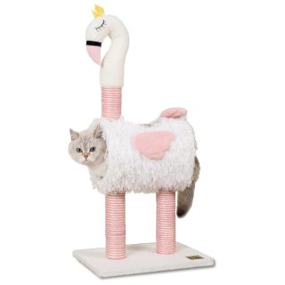 Torre Rascador Flamenco de Sisal para Gatos 35x30x86 Cm