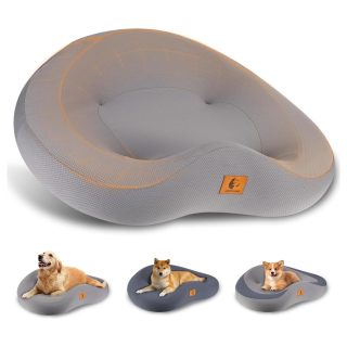 Cama Ortopédica de Espuma Viscoelástica con Funda Extraíble 90x69x24 Cm