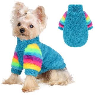 Polerón Cálido con Cuello para Mascotas Razas Pequeñas