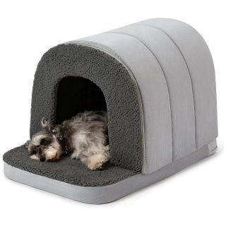 Casa Iglú Ortopédica con Forro Impermeable para Mascotas