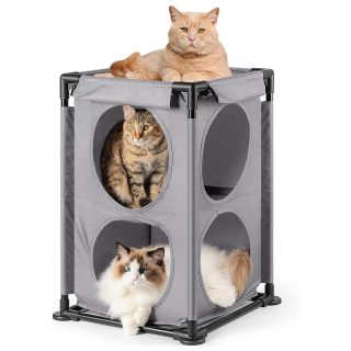 Condominio Doble para Múltiples Gatos