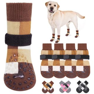 6 Calcetines Antideslizantes para Mascotas