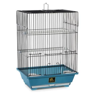 Jaula Portátil de 40x27x22 Cm para Periquitos y Canarios