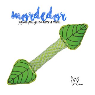Juguete Mordedor Para Gatos Palito Limpiador de Dientes Sabor a Menta